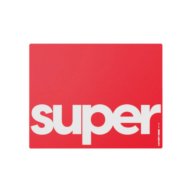 Pulsar Superglide L Glass Gaming Mouse Pad - Red - حصيرة فأرة